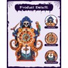 Rnfinewow 3D Wooden Puzzles for Adults, Octopus Sea Monster Clock