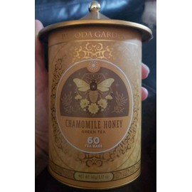 Pagoda Garden Caffeinated CHAMOMILE HONEY GREEN TEA 60 Bags Exp. 11/2027