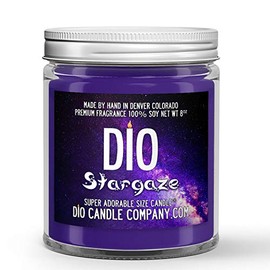 Stargaze Candle (8oz) Light Florals Mint and Patchouli Scented Soy