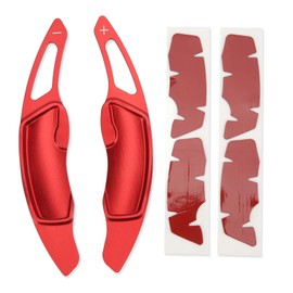 1 Pair Aluminum Alloy Paddle Shifter Extension For Subaru Impreza WRX BRZ Forester Legacy Outback Red