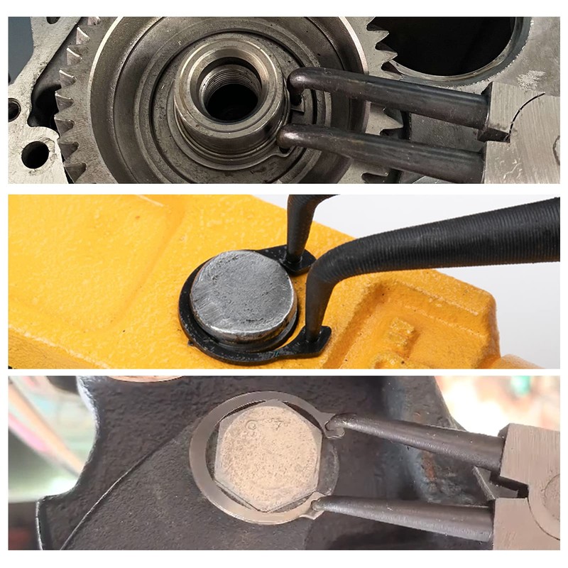 LEONTOOL 13-Inch Snap Ring Plier Heavy Duty External Circlip Pliers