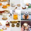 YIAGUN Table Mat Cork Diameter 19 cm 2er Set Cork