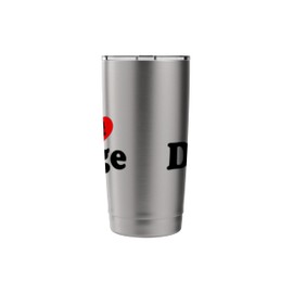 I LOVE HEART DOGE DOGECOIN Stainless Steel Insulated Tumbler