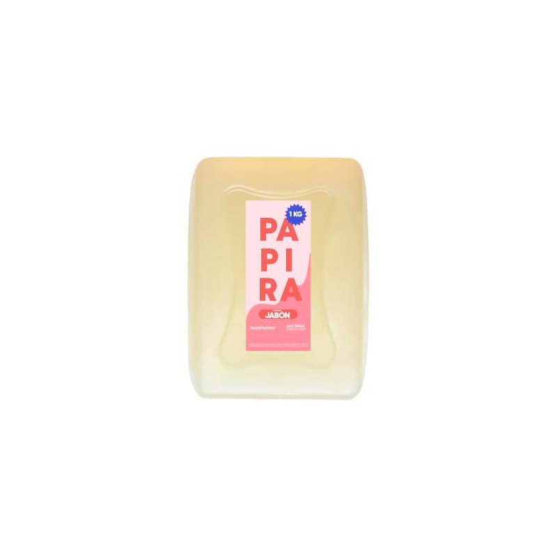 Base de Jabón de Glicerina Transparente 1 Kg con Aceite
