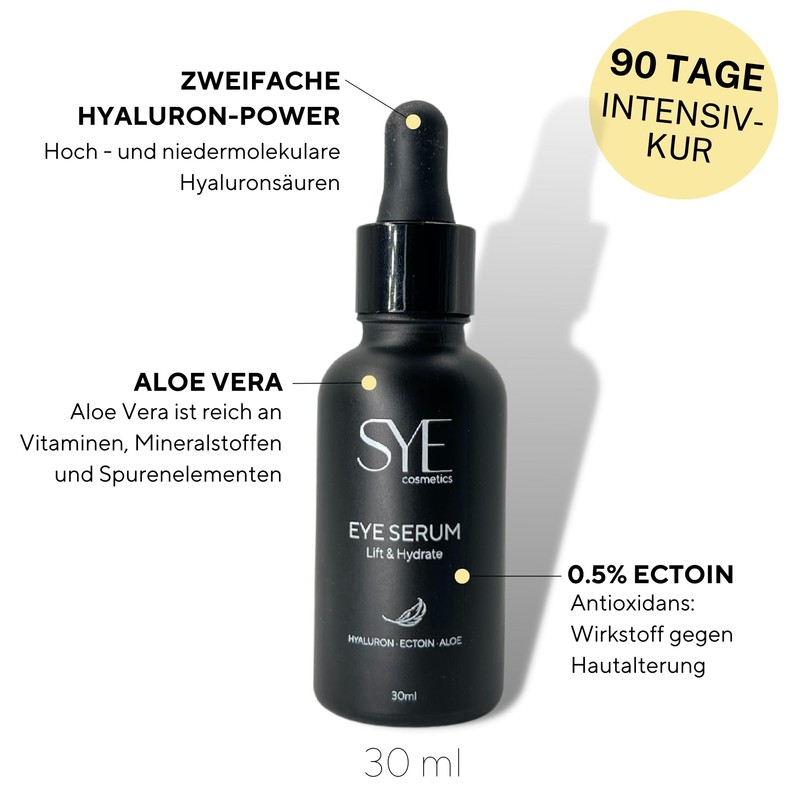 Bundle: Reusable Eye Pads + 30 ml Hyaluronic Serum -
