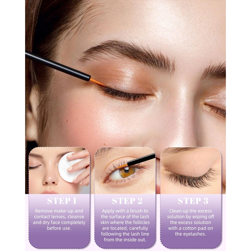 Lash Growth Serum - Gentle Daily Nourishing Treatment for Longer