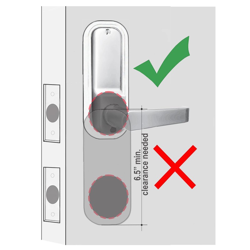 JOUNJIP Single Sided Keyless Entry Door Lock - 100% Mechanical