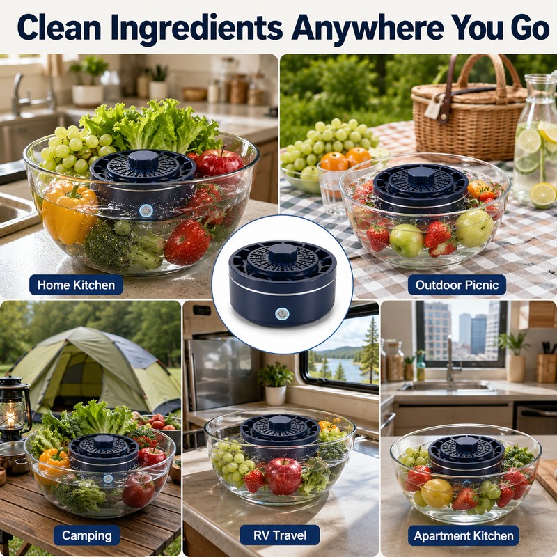 Portable Fruit & Vegetable Purifier for Home & Travel,Fruit and