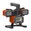 2000 Lumens Rechargeable LED Work Light and Spotlight, 4 Adjustable