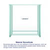 Labasics Glass Square TLC Developing Tank, Heavy Duty Borosilicate Flat-Bottom