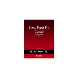Canon LU-101 LTR(50) Luster Photo Paper Letter, 50 Sheets (LU-101 LTR)