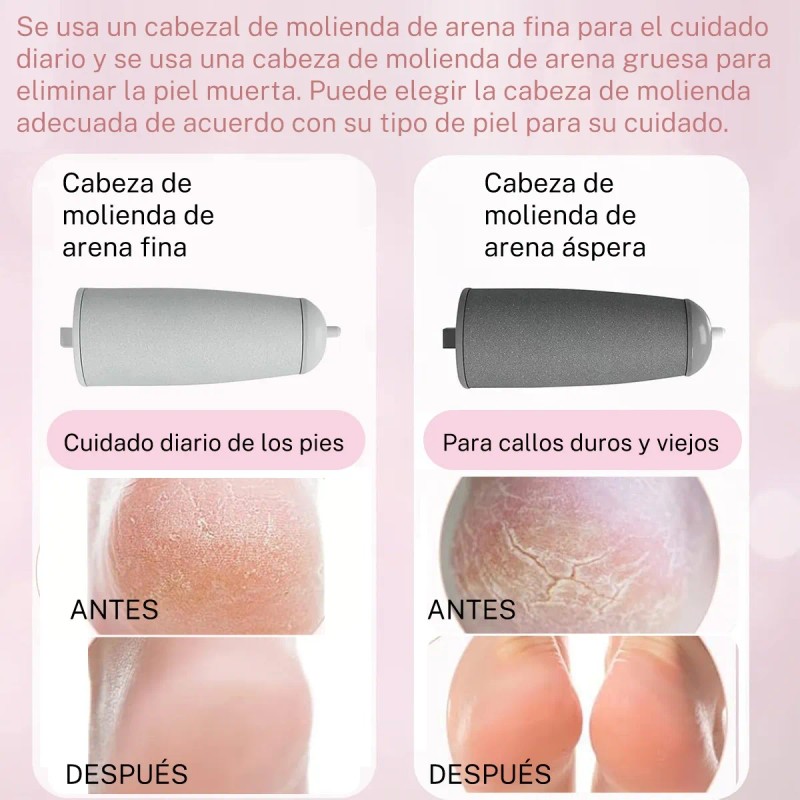 Aparato De Pedicura Eléctrico Con Papel De Lija Para Pies