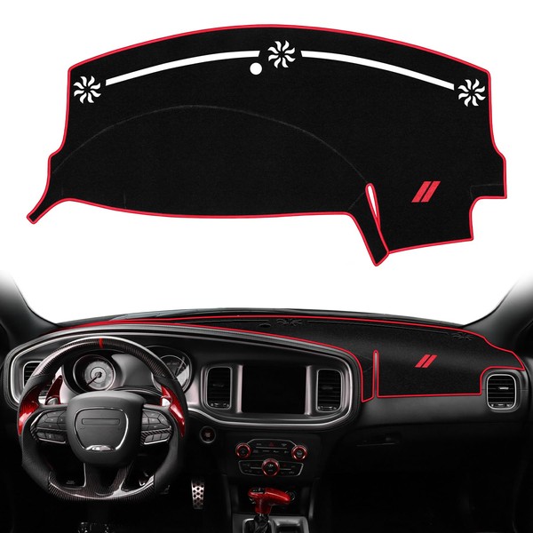 REMOCH Dash Cover for Dodge Charger Accessories 2011-2022 2023 Dashboard