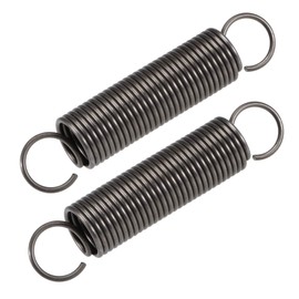 sourcing map Compression Spring,20mm OD,2mm Wire Size,175mm Extended Length,100mm Free Length,Spring Steel,7.8kg Load Capacity,Grey 2pcs