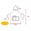 TSD Story 12 Pack Plain Color Bib Aprons Bulk with