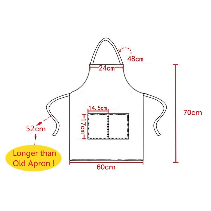 TSD Story 12 Pack Plain Color Bib Aprons Bulk with