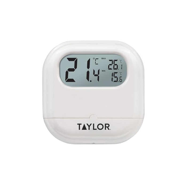 Taylor - Digital Indoor/Outdoor Thermometer with Suction Cup Accurate, Convenient