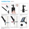 HOLACA Pole Extension Mount Bracket Compatible with R ing/Arlo/Wyze/Eufy/Wasserstein Solar