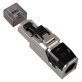 LABRIMP Shielded Connector Pass Through Modular Plug for Tool Installation Compatible with Gigabit Ethernet Durable and Reliable Connectors for Ethernet Cables