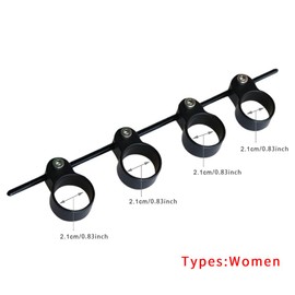 Finger Expander, Adjustable Finger Expander, Resistant Stretching Expand Fingers Training Tool For Guitar Bass Ukuleles, Hand Exercisers Strengthener Accessories(COLOR:Black for Women)