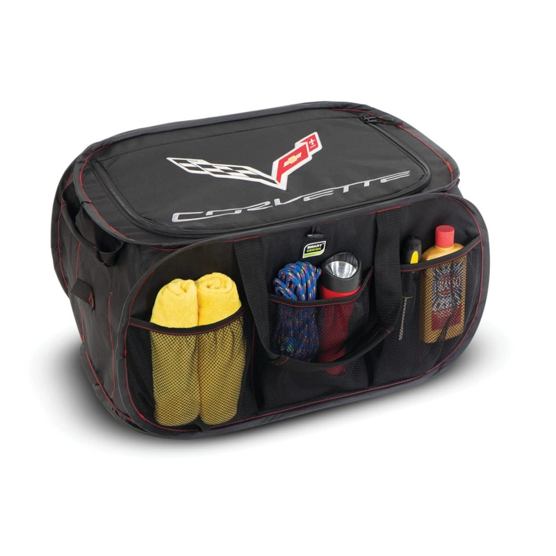 C7 Corvette Pop Up Trunk Organizer - Black - Trunk