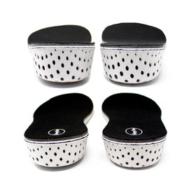 Happystep Wide Fit 2 Pairs 3 + 4 cm Invisible Height Increase Insole, Heel Increase for Immediate Size Increase to Fix Leg Inequality (EU Size 37-43)