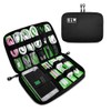OrgaWise Multifunctional Electronic Bag Waterproof Portable Cable Bag for Charger,