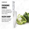 Farberware Edgekeeper Triple Riveted Chef Knife with Self-Sharpening Blade Cover,