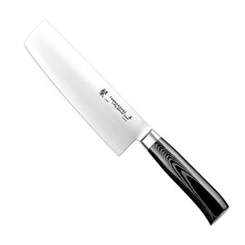 Tamahagane Tsubame Mikarta Stainless Steel Nakiri Vegetable Knife, 7-Inch