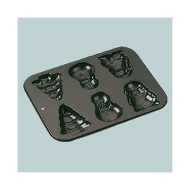 Zenker 3664 Christmas Moulds Non-Stick Black