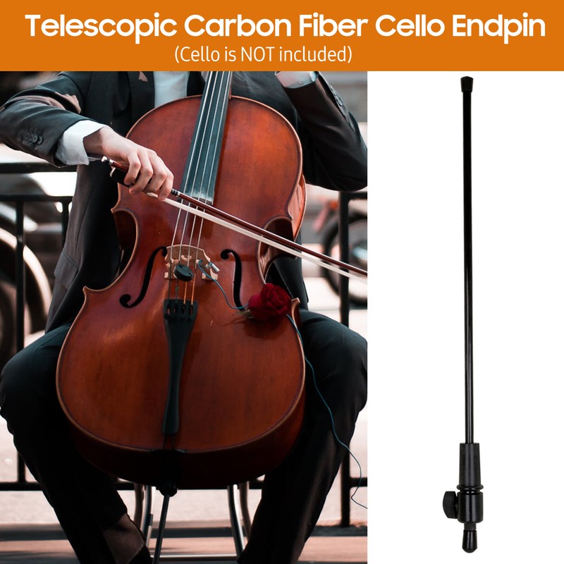 Cello Endpin Universal End Pin Cellos Accessory Telescopic Carbon Fiber