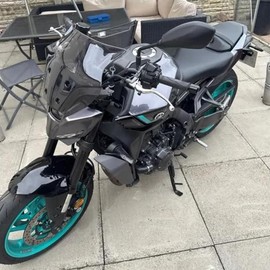 2024 MT-09 Accessories Motorcycle Touring Windshield Replacement for MT 09 MT09 MT-09 SP FZ-09 FZ09 2024-2025 Windscreen Wind Deflector Screen Protection Visor Fairing, Dark Smoke