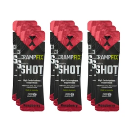 CrampFix Sports Shot, Prevents and Relieves Muscle Cramps, Leg, Calf, Hamstring Cramps, 9 Pack Easy Carry Sachet Shots, All Natural Raspberry (Packaging may vary)