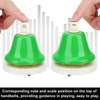 8 Notes Colourful Hand Bells Set Music Bells for Children