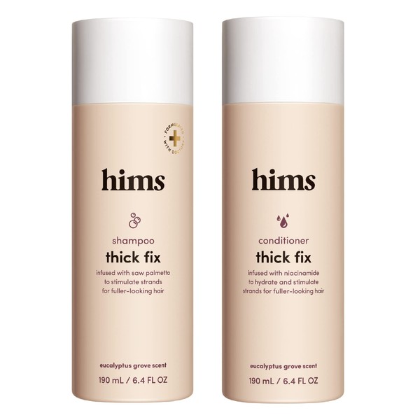 hims Thick Fix Shampoo and Conditioner Set for Men(2 pack,