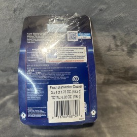 Finish In-Wash Dishwasher Cleaner Tabs - 3 Count (Pack of 4) =12 Dishwasher Care