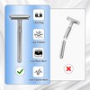 Premium Heavy-Weight Safety Razor for Men – Swedish Steel Blades,