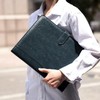 Wason A4 Writing Case, Document Folder, Leather PU Portfolio with
