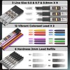 Nicpro 37PCS Art Mechanical Pencil Set, Metal Drafting Pencils 0.5