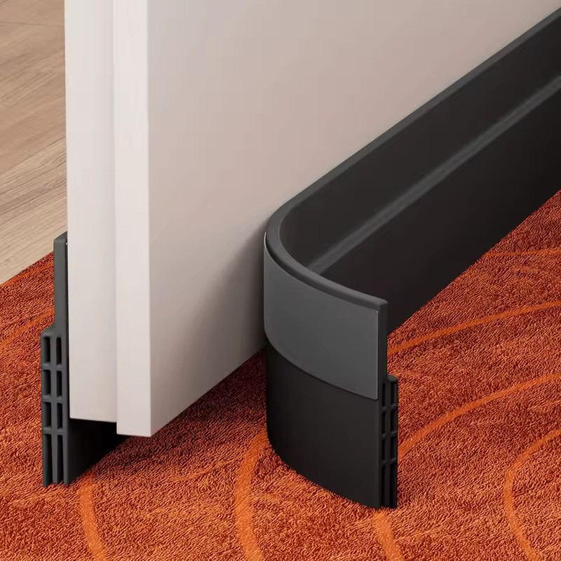 Under Door Draft Stopper Adhesive Door Seal Strip, 1M