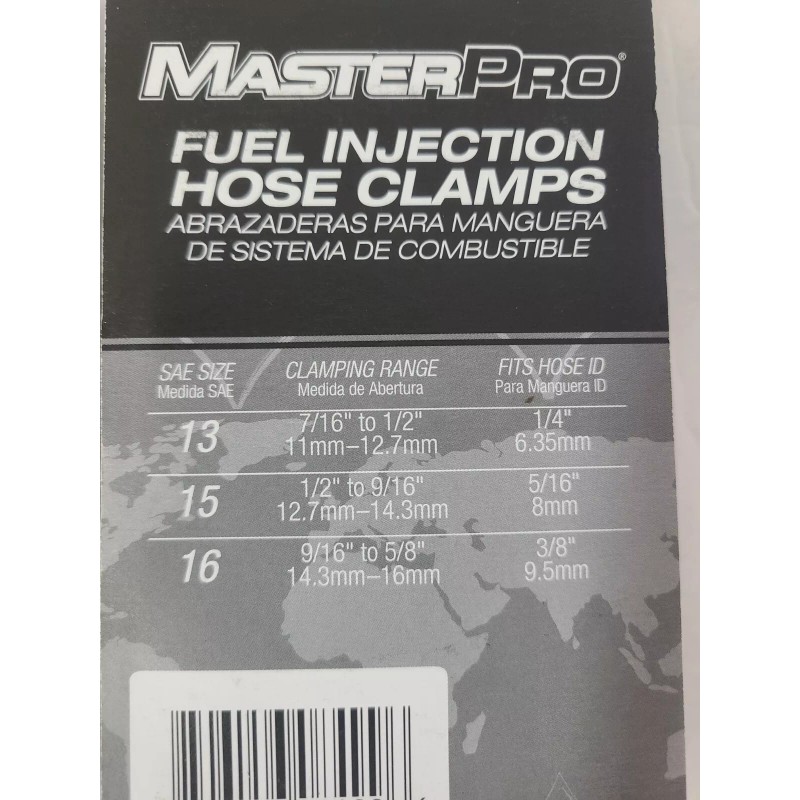 Master Pro 2 Pack MasterPro 1/4" 5/16" 3/8" Fuel Injection