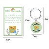 Lucky Keyring Long Distance Inspirational Gift for Girls Sister Girlfriend