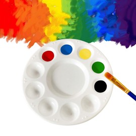1 Pcs Paint Tray Palette, Paint Palette, White Paint Tray for Kids, Plastic Palette for Paint Supplies