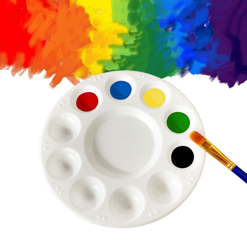 1 Pcs Paint Tray Palette, Paint Palette, White Paint Tray