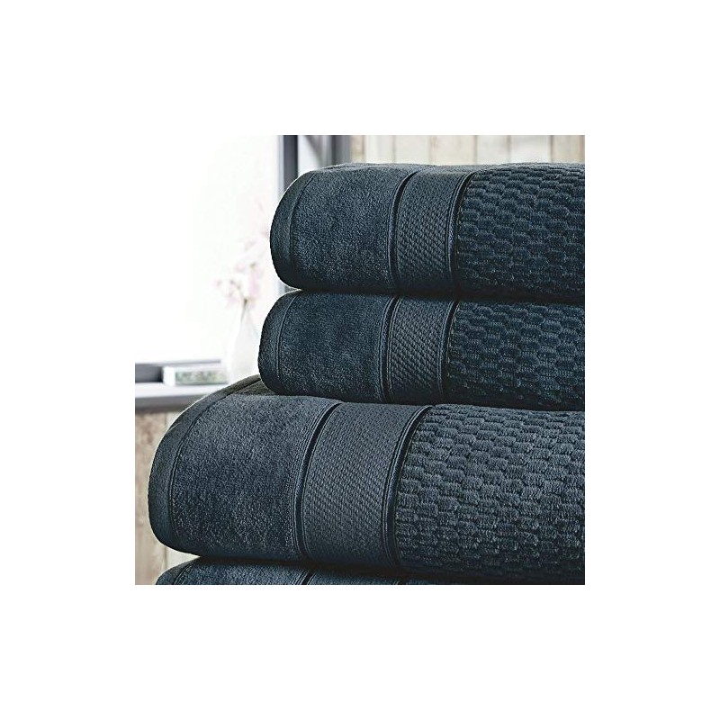 Rapport Home Luxury Royal Velvet Bathroom 6 Piece Bath Set,