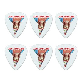 Jesus Birthday Boy Novelty Guitar Picks Medium Gauge - Set of 6