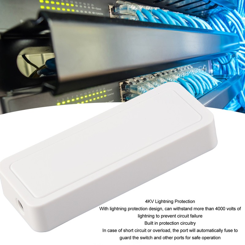 8 Port Ethernet Switch Professional Silent Operation Plug and Play