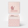 East of India Pink Baby Girl Wood Memory Keepsake Trinket