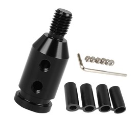 Motoforti Universal Gear Shift Knob Adapter, Car Accessories, M10 x 1.5, Metal, Black