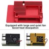 Case for Raspberry Pi 4 Aluminum Alloy Protective Enclosure with